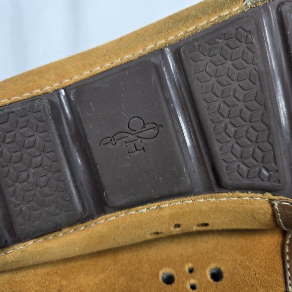 Cole Haan Shoes Mens Size 11 Tan Suede Chukka Moc Toe Driving Lace Up C13104 - Picture 11 of 11